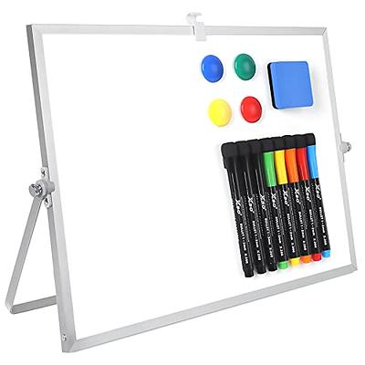Deluxe Standing Easel Board for Kids, 3 in 1 Dry Erase White Board,  Magnetic Board and Chalkboard Art Activity Drawing for Artist with Learning  Magnetic Alphabet and Numbers, Chalk and Eraser - Yahoo Shopping