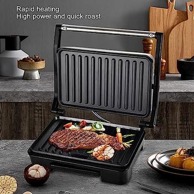 Panini Press Grill Indoor Grill Sandwich Maker with Temperature Setting, 4  Slice Large Non-stick Versatile Grill, to Fit Any Type or Size of Food,  Removable Drip Tray, 850W - Yahoo Shopping