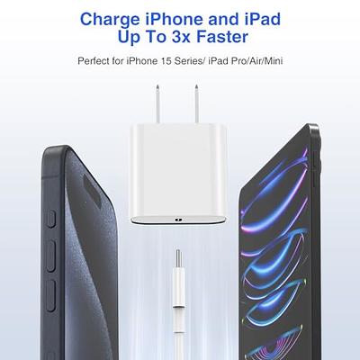 USB C Charger for iPhone 15,10 FT iPhone 15 Charger Fast Charging with Long  USB C to C Cable,iPad Pro Fast Charger Block for iPhone 15 Pro/15 Plus/Pro