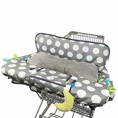 Shopping Cart Cover, Cart Cover For Babies, Padded High Chair Cover, Bonus  Split Reversible Seat Cushion, Cell Phone Pouch, Collection Pocket, Neutral