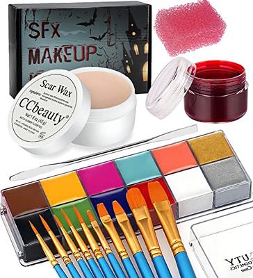 7 Color Professional Makeup Kit Reel F/X Halloween Costume Makeup :  : Beauty & Personal Care