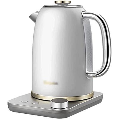 KENMORE 1.7L Cordless 6-Cup Electric Kettle in Silver with 6