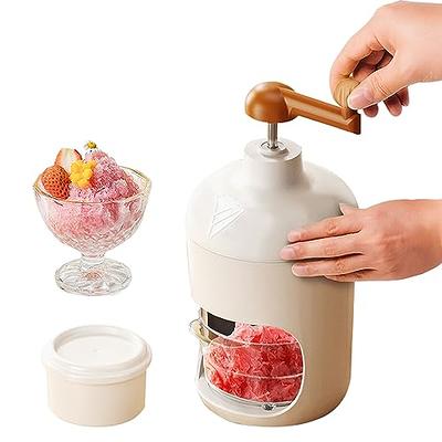 Shoxil Shaved Ice Machine Snow Cone Machine Manual - Portable Ice Crusher  and Shaved Ice Machine with Free Ice Cube Trays - BPA Free - Yahoo Shopping