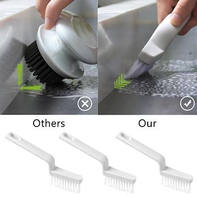 kHelfer KH6A Replacement Grout Brush, Small Cordless Power Scrubber with 5  Replacement Brushes for Grout, Tile Crevice, Corners, Bathtub, Kitchen