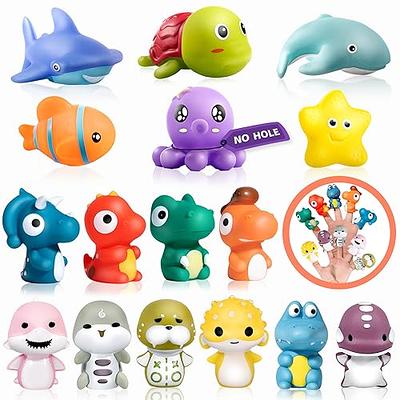 Mold Free Baby Bath Toys for Kids Ages 1-3,6 pcs No Hole No Mold