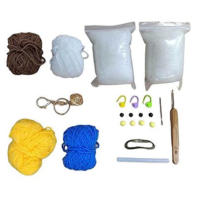 CraftStarter Crochet Kit for Beginners Adults and Kids. Includes All Crocheting  Supplies (Yarn, Wooden Crochet, Detailed Instructions) to Make a Real  Scarf. Amazing Gift for Somebody You Love (Yellow)