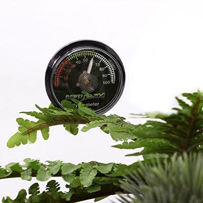 Reptile Terrarium Thermometer Hygrometer Dual Gauges Pet Rearing Box Reptile  Thermometer and Humidity Gauge