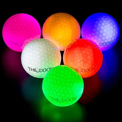 THIODOON Upgraded Glow in The Dark Golf Balls New Version Light up