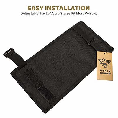 Molle Sun Visor Panel Organizer, Tactical Car Sun Visor Cover, Molle  Webbing Compatible Vehicle Visor Storage Holder Pouch 