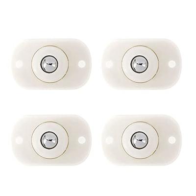 4pcs Rotating Storage Box Caster Ball Universal Trash Can Bottom Wheel  Pulley Self-adhesive Furniture Rollers