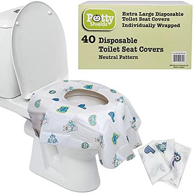 Essential Medical Supply Foam Padded Toilet Seat Cushion Riser with Hook  and Look Attachment for Toilet Seat and Washable Vinyl Cover, 4