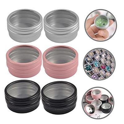 Clear Jewelry Box 6 Pack Plastic Bead Storage Container, Earrings