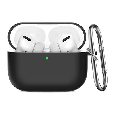 Airpods Case No Keychain,AirPods Case Cover,Full Protective Silicone  AirPods Accessories Skin Cover,Compatible with Airpods 1 & 2 Case,Front LED