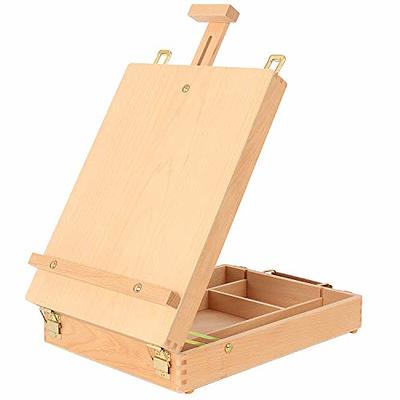  SoHo Urban Artist Extra Large 19.75 x 29.5 Adjustable  Portable Drawing Board Stand Easel, 5 Positions, Natural Beechwood Finish