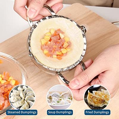 Choice 3-Piece Plastic Dumpling Maker / Pierogi Press Set