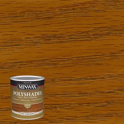 Minwax Dark Walnut Oil Based Wood Finish Stain - Half Pint