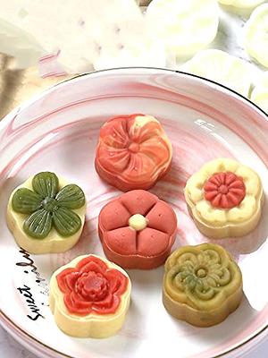 50g DIY Plastic Material Mooncake Moulds Set Shape Moon Cake Molds Press  Safe