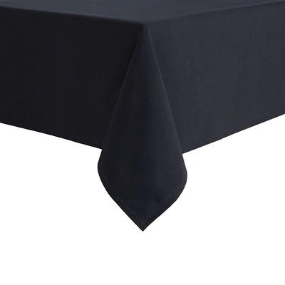 Black Fabric Tablecloth 60in x 84in