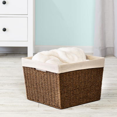 Best Buy: Honey-Can-Do 7-Piece Split Willow Woven Bathroom Storage