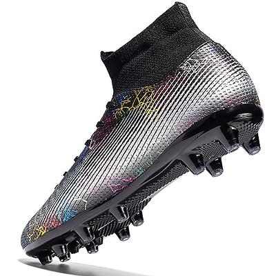 Men's Soccer Cleats Professional High-Top Football Shoes Outdoor Spikes  Soccer Shoes 