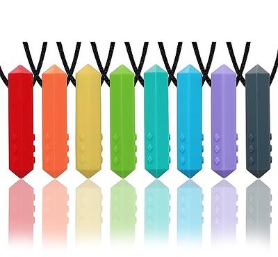 Chewy Necklace Sensory for Kids and Adults Shark Tooth Silicone Autism Chew  Toys Sensory for Boys Girls with ADHD Anxiety SPD 3 Pack Chewing Necklace -  BPA Free Pearl White/Black/Wood Grain 3