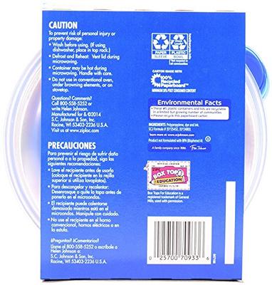 Ziploc One Press Seal Medium Round Container - 3 Ct - Yahoo Shopping