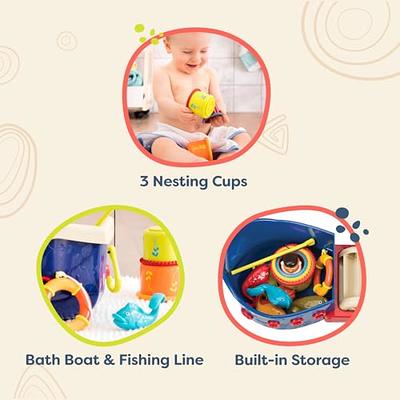 B. toys- Water Play Bath Toy Set – Baby Bath Toys – Boat & Accessories -  Tub Toys For Toddlers, Kids –Fish & Splish- 1 Year + (13 Pcs) - Yahoo  Shopping