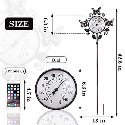 Outdoor Thermometer-Thermometer for Outside Temperature - Metal