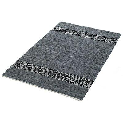 Gray and Tan Interwoven Scatter Rug