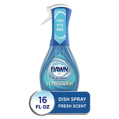Dawn Free & Clear Powerwash Dish Spray, Dish Soap, Pear Scent, 16 oz