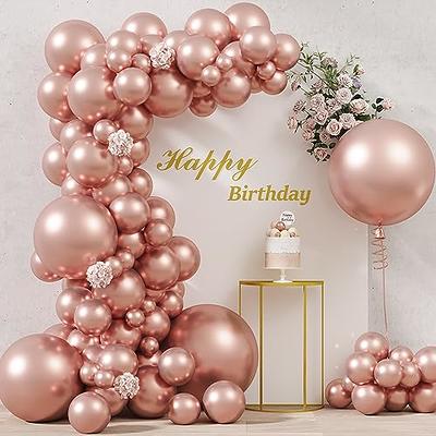 RUBFAC 116pcs Rose Gold Balloons Different Sizes Pack of 36 18 12 10 5 Inch  for Garland Arch Extra Large Balloons for Birthday Graduation Wedding Party  Decoration - Yahoo Shopping