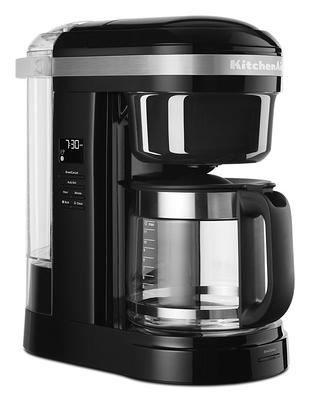 MultiServe 10-Cup SCA Certified Coffee Maker with Internal Water Spout and  Glass Carafe in White 
