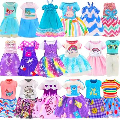  10 Pcs Doll Clothes Compatible with Barbie 11.5 inch