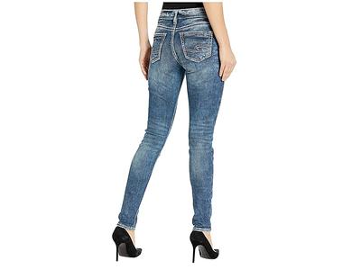 Silver Jeans Co. Mid Rise Distressed Girlfriend Jeans - Macy's