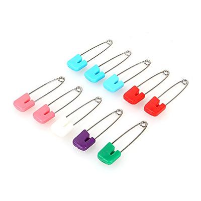 Diaper Pins, 50 Safety Pins Plastic Head Stainless Steel Diaper