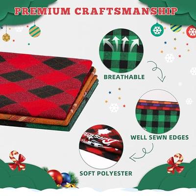  Malier 2 Pack Dog Bandana Christmas Classic Buffalo