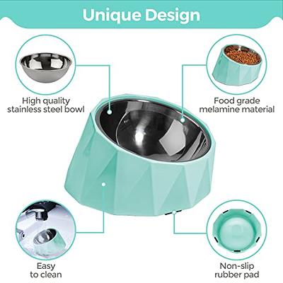 Elevated Dog Bowls, Non-slip Raised Dog Bowl with Melamine Stand