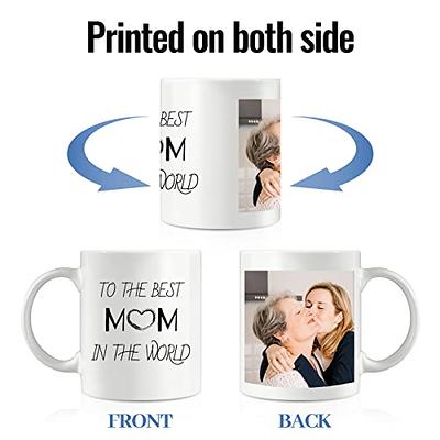 Personalized Coffee mug Custom Photo Text Logo Name Printed Ceramic 11oz  mug cup