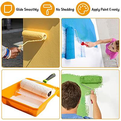 150 Pieces 4 Inch Paint Roller Covers Small Roller Nap for Paint Roller  Brush House Painting Supplies Wall Painting Tools (150) - Yahoo Shopping