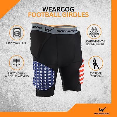 WEARCOG Premier Adult Football Girdle with Pads for Men's