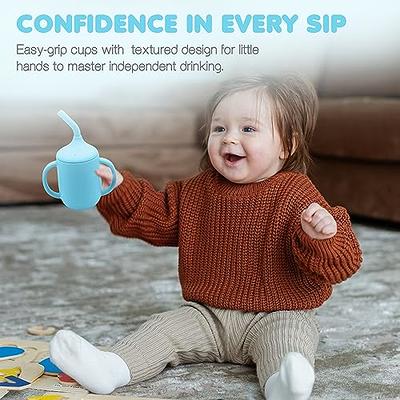 Ginbear Baby Snack Cups for Toddlers No Spill Collapsible Silicone