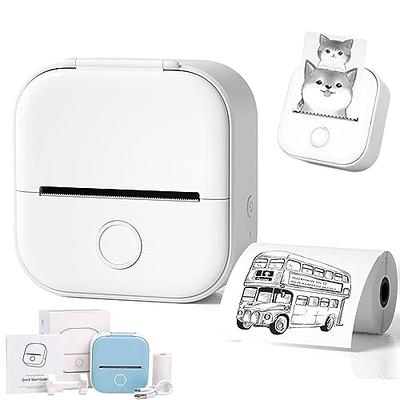 Mini Printer Portable Printer Thermal Printing Sticker Wireless Inkless  Pocket