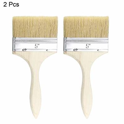 Hatillu Deck Stain Brush - 7 inch Brushes Staining Applicator Set for Applying Paint & Water/Oil Based Sealer on Wood, Concrete, Rough/Smooth