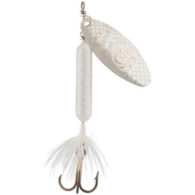 H&H Double Spinner Spinner Bait, Black & White Skirt, 3/8 oz