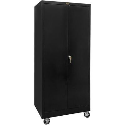 Industrial Storage Cabinet - 36 x 24 x 72, Unassembled, Black