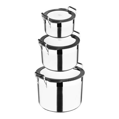 Smart by MasterPRO - 3 Pc, 3.6 Qt, 7.3 Qt & 13.2 Qt Stainless Steel Nesting  Stock Pot Set with Flat Glass Lids, 3 Quarts, 7.3 Quarts, 13.2 Quarts,  Polished - Yahoo Shopping