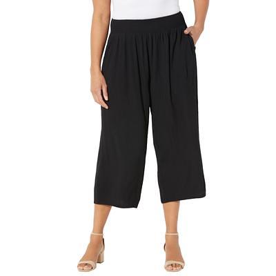 Plus Size Women's Suprema® Wide Leg Pant by Catherines in Navy (Size 1X) -  Yahoo Shopping