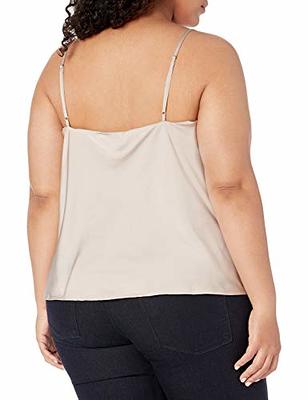  The Drop Women's Christy Cowl Neck Cami Silky Stretch