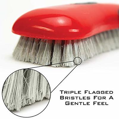 Garment & Upholstery Brush  Soft Bristle Laundry Brush for Stain