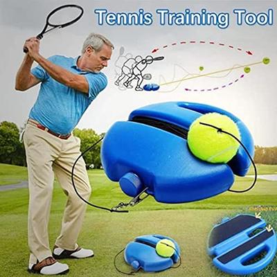 CHEGIF Tennis Trainer Rebound Ball with 2 String Balls, Solo Tennis  Training Equipment for Self-Pracitce, Portable Tennis Training Tool, Tennis